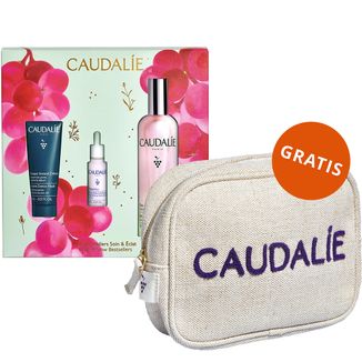 Zestaw Caudalie Beauty Elixir, woda rozświetlająca, 100 ml + Vinoclean, maska detoksykująca, 15 ml i Vinoperfect serum, 10 ml + kosmetyczka gratis - zdjęcie produktu