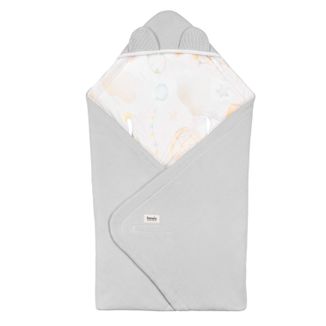 Lionelo Travel Swaddle Blanket, otulacz do fotelika, Grey Balloon, 90 x 90 cm Lionelo Travel Swaddle Blanket, otulacz do fotelika, Grey Balloon, 90 x 90 cm - zdjęcie produktu