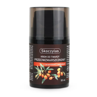 Skoczylas, krem do twarzy przeciwzmarszczkowy z ceramidami i rokitnikiem, 50 ml - zdjęcie produktu
