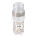 NUK Perfect Match, butelka antykolkowa ze smoczkiem silikonowym, rozmiar M, serca, od 3 miesiąca, 260 ml NUK Perfect Match, butelka antykolkowa ze smoczkiem silikonowym, rozmiar M, serca, od 3 miesiąca, 260 ml - miniaturka zdjęcia produktu