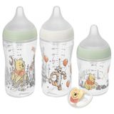 Zestaw startowy NUK Perfect Match, 3 butelki antykolkowe + smoczek uspokajający, Kubuś Puchatek, 0-6 miesięcy Zestaw startowy NUK Perfect Match, 3 butelki antykolkowe + smoczek uspokajający, Kubuś Puchatek, 0-6 miesięcy - miniaturka zdjęcia produktu