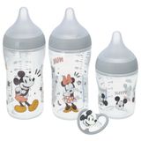 Zestaw startowy NUK Perfect Match, 3 butelki antykolkowe + smoczek uspokajający, Myszka Miki, 0-6 miesięcy Zestaw startowy NUK Perfect Match, 3 butelki antykolkowe + smoczek uspokajający, Myszka Miki, 0-6 miesięcy - miniaturka zdjęcia produktu