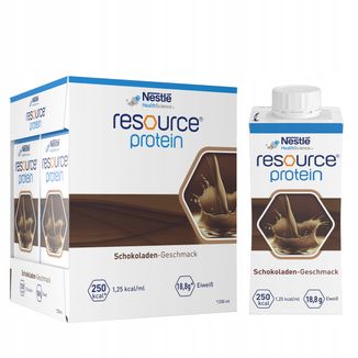 Resource Protein, preparat odżywczy, smak czekoladowy, 4 x 200 ml - zdjęcie produktu