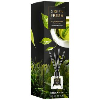 Green Fresh, patyczki zapachowe, green tea, 100 ml - zdjęcie produktu