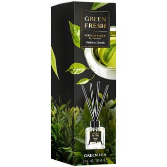Green Fresh, patyczki zapachowe, green tea, 100 ml - zdjęcie produktu
