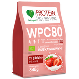 BeOrganic WPC 80, koncentrat białka serwatkowego Bio, smak truskawkowy, 345 g BeOrganic WPC 80, koncentrat białka serwatkowego Bio, smak truskawkowy, 345 g - miniaturka zdjęcia produktu