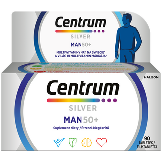 Centrum Man 50+, 90 tabletek Centrum Man 50+, 90 tabletek - zdjęcie produktu