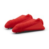 Jellystone Designs, nakładki antystresowe na ołówek, czerwony, 2 sztuki - miniaturka zdjęcia produktu