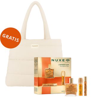 Zestaw Nuxe Glow Huile Prodigieuse Or, olejek roll-on, 8 ml + olejek do ust, 10 ml + suchy olejek, 50 ml + torba gratis Zestaw Nuxe Glow Huile Prodigieuse Or, olejek roll-on, 8 ml + olejek do ust, 10 ml + suchy olejek, 50 ml + torba gratis - zdjęcie produktu