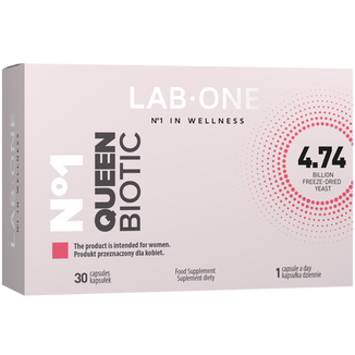 Lab One No 1 QueenBiotic, 30 kapsułek Lab One No 1 QueenBiotic, 30 kapsułek - zdjęcie produktu