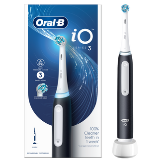 Oral-B iO 3, szczoteczka magnetyczna, czarna - zdjęcie produktu