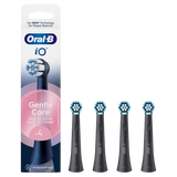 Oral-B iO Gentle Care, końcówki wymienne do szczoteczki magnetycznej, czarne, 4 sztuki - miniaturka zdjęcia produktu