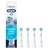 Oral-B iO Ultimate Clean, końcówki wymienne do szczoteczki magnetycznej, białe, 4 sztuki - miniaturka zdjęcia produktu
