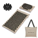 Acus Med Akumata Eco, mata do akupresury z poduszką, naturalny len-czarny Acus Med Akumata Eco, mata do akupresury z poduszką, naturalny len-czarny - miniaturka zdjęcia produktu