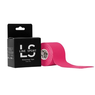 Acus Med Line Sport Tape, taśma do kinesiotapingu, różowa, 5 cm x 5 m - zdjęcie produktu