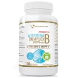 Progress Labs Witamina B Complex 200% RWS + Prebiotyk, 120 kapsułek - miniaturka zdjęcia produktu