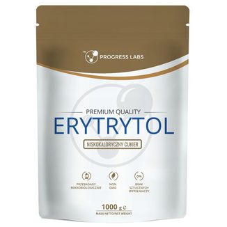 Progress Labs Erytrytol, niskokaloryczny cukier w proszku, 1000 g - zdjęcie produktu