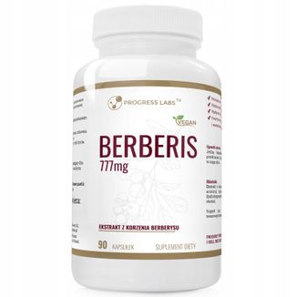 Progress Labs Berberis Extract 5:1 777 mg, 90 kapsułek - zdjęcie produktu