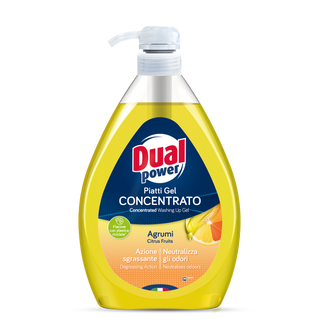 Dual Power, płyn do mycia naczyń, citrus fruits, 1 l - zdjęcie produktu