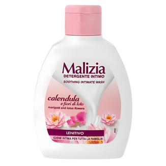 Malizia, płyn do higieny intymnej, kojący, calendula&fiori di loto, 200 ml - zdjęcie produktu
