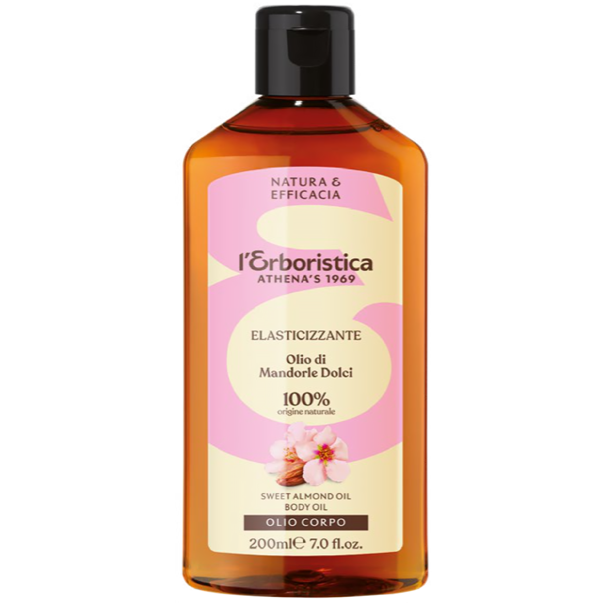 l'Erboristica L'Erboristica Migdał & Fitoceramidy, olejek ze słodkich migdałów do ciała, 200 ml