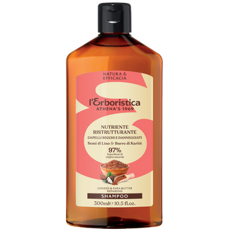 L'Erboristica, szampon z siemieniem lnianym i masłem shea, 300 ml - zdjęcie produktu