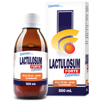 Lactulosum Forte Polfarmex 10 g/15 ml, syrop, 500 ml USZKODZONE OPAKOWANIE - zdjęcie produktu