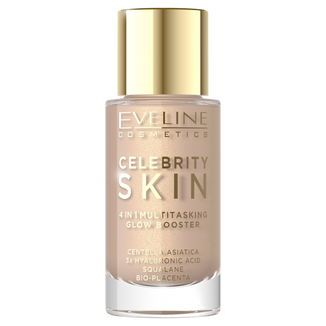 Eveline Cosmetics Celebrity Skin, wielofunkcyjna baza do twarzy Glow Booster, 02N Universal Tan, 30 ml Eveline Cosmetics Celebrity Skin, wielofunkcyjna baza do twarzy Glow Booster, 02N Universal Tan, 30 ml - zdjęcie produktu