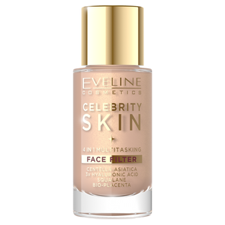 Eveline Cosmetics Celebrity Skin, wielofunkcyjna baza do twarzy Glow Booster, 02N Universal Tan, 30 ml - zdjęcie produktu