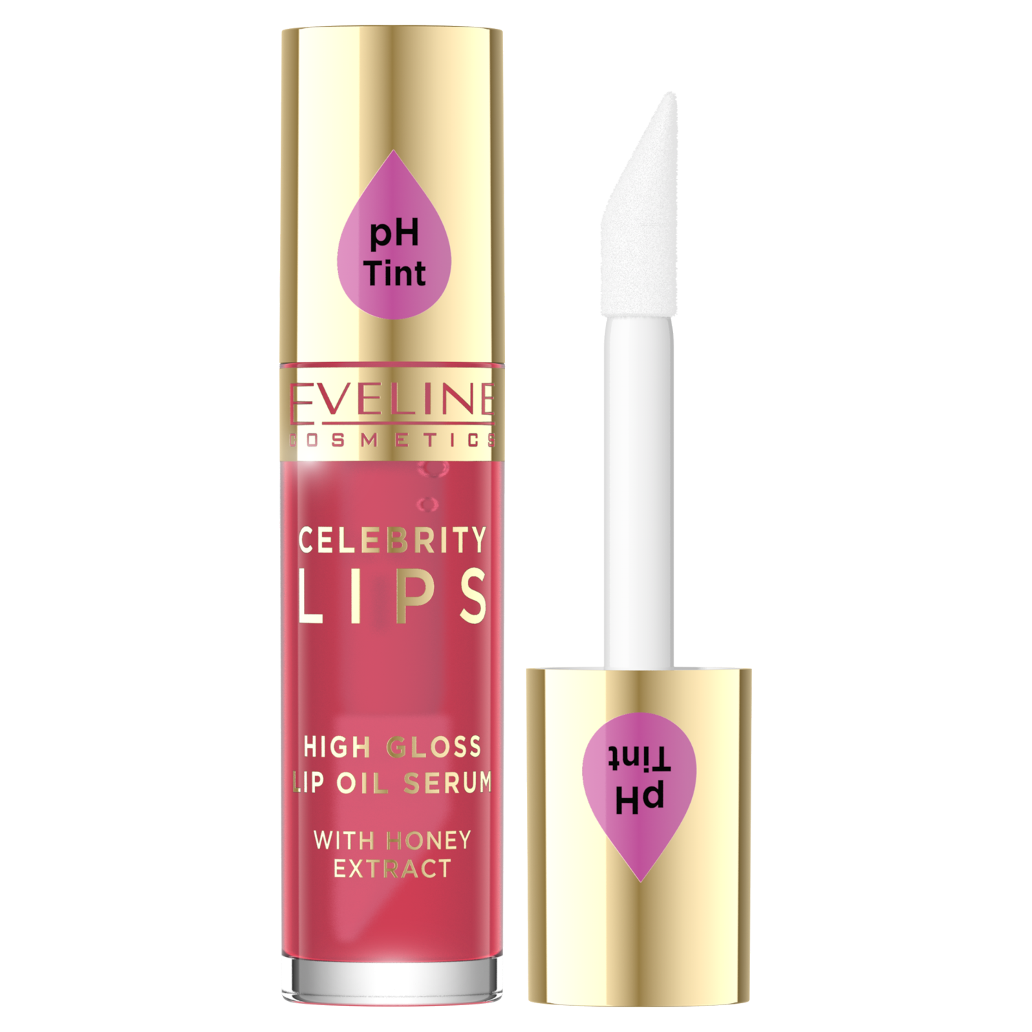 Nieznana Eveline Cosmetics Celebrity Lips, olejek-serum do ust, 04 Red, 5 ml