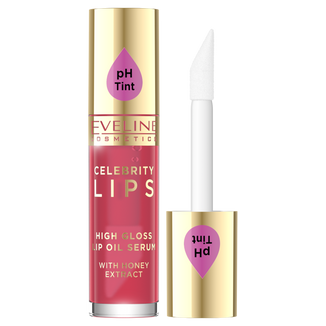 Eveline Cosmetics Celebrity Lips, olejek-serum do ust, 04 Red, 5 ml - zdjęcie produktu