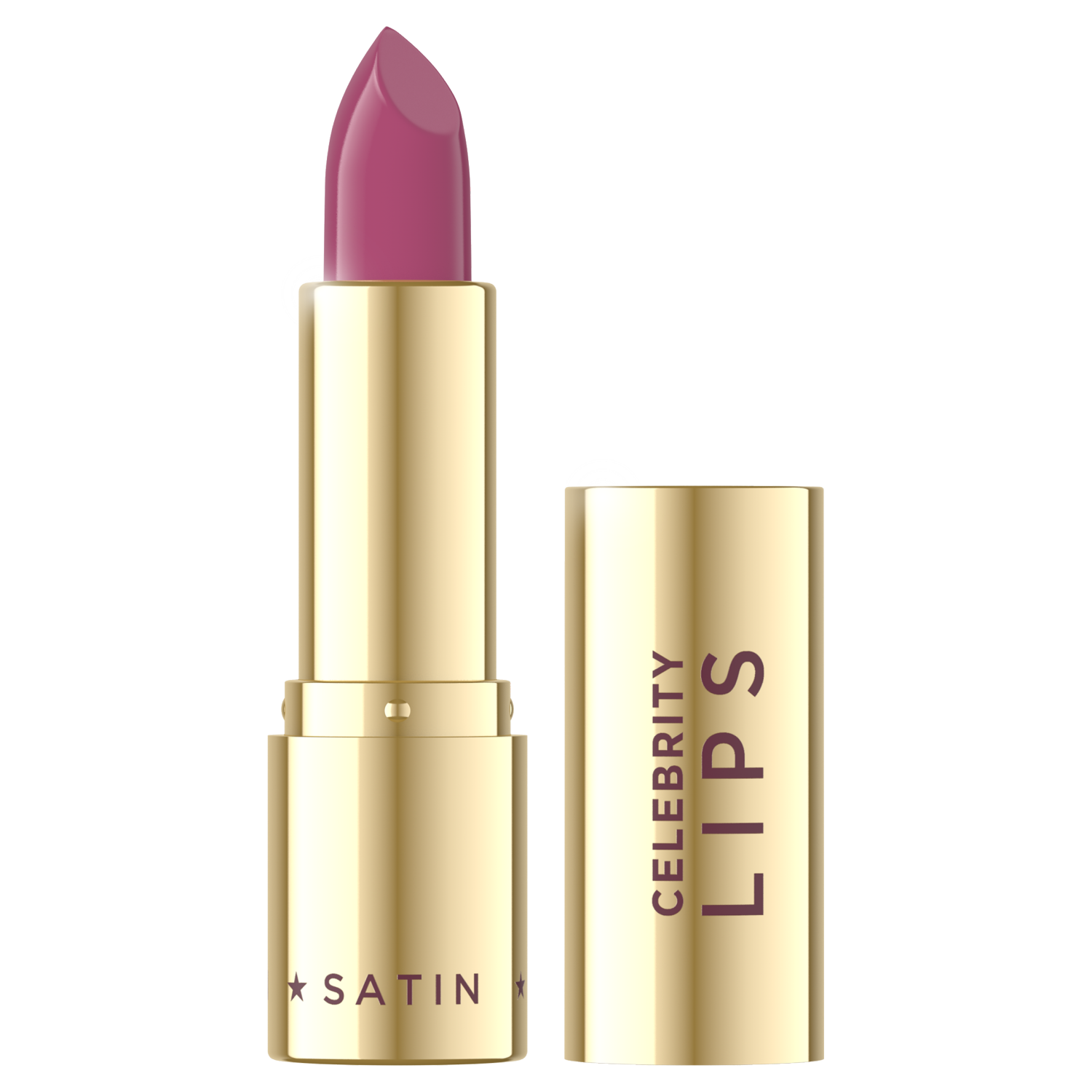 Nieznana Eveline Cosmetics Celebrity Lips Satin 429 Mauve, kremowa pomadka do ust o satynowym wykończeniu, 4,1 g