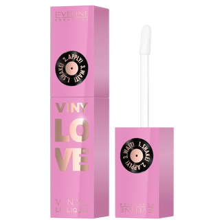 Eveline Cosmetics VinyLove, długotrwała, płynna pomadka do ust z efektem winylowym, 02 Dusty, 4 ml - zdjęcie produktu