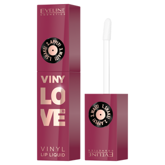 Eveline Cosmetics VinyLove, długotrwała, płynna pomadka do ust z efektem winylowym, 10 Blushy, 4 ml - zdjęcie produktu