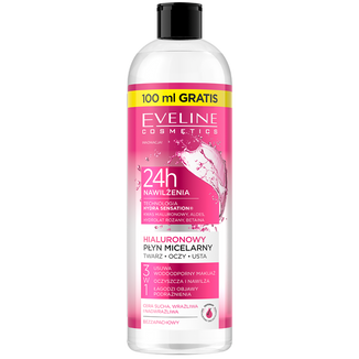 Eveline Cosmetics Hialuronowy płyn micelarny 3w1, 500 ml - zdjęcie produktu