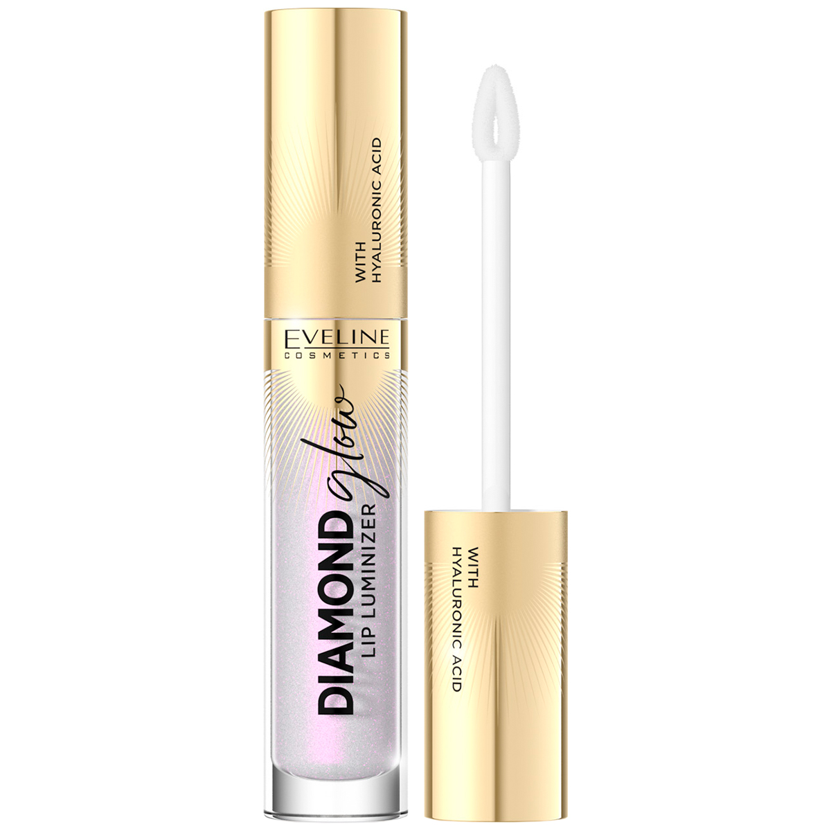 Nieznana Eveline Cosmetics Diamond Glow Lip Luminizer, błyszczyk z kwasem hialuronowym, nr 16, 4,5 ml