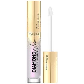 Eveline Cosmetics Diamond Glow Lip Luminizer, błyszczyk z kwasem hialuronowym, nr 16, 4,5 ml - zdjęcie produktu