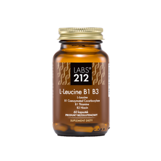 Labs212 L-Leucine B1 B3, 60 kapsułek - zdjęcie produktu