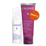 Caudalie Vinoperfect, rozjaśniająca pianka mikropeelingująca, 50 ml + regenerujący krem do rąk i paznokci, 75 ml gratis Caudalie Vinoperfect, rozjaśniająca pianka mikropeelingująca, 50 ml + regenerujący krem do rąk i paznokci, 75 ml gratis - miniaturka zdjęcia produktu