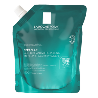 La Roche-Posay Effaclar, micro-peeling żel, zapas, 400 ml - zdjęcie produktu
