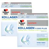 Zestaw Doppelherz system Kollagen 11000 Plus, 2 x 30 ampułek - miniaturka zdjęcia produktu