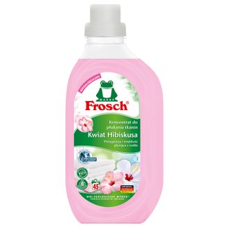 Frosch, koncentrat do płukania tkanin, kwiat hibiskusa, 900 ml Frosch, koncentrat do płukania tkanin, kwiat hibiskusa, 900 ml - zdjęcie produktu
