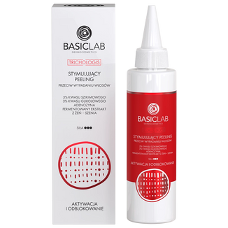BasicLab Trichologis, stymulujący peeling przeciw wypadaniu włosów, 150 ml - zdjęcie produktu