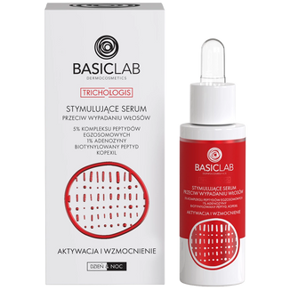 BasicLab Trichologis, stymulujące serum przeciw wypadaniu włosów, 30 ml BasicLab Trichologis, stymulujące serum przeciw wypadaniu włosów, 30 ml - zdjęcie produktu
