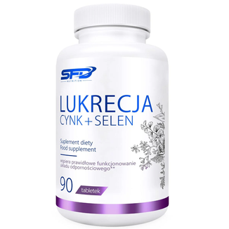 SFD Lukrecja Cynk + Selen, 90 tabletek - zdjęcie produktu