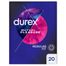 Durex Mutual Pleasure, prezerwatywy z lubrykantem przedłużającym stosunek, prążkowane z wypustkami, 20 sztuk - miniaturka  zdjęcia produktu