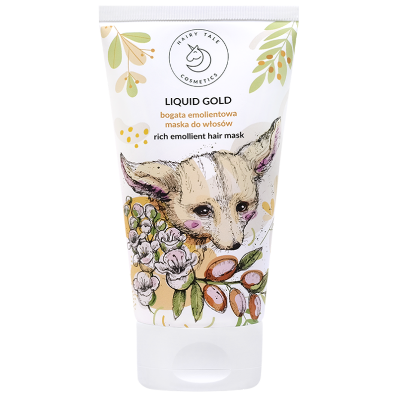 Hairy Tale Cosmetics Hairy Tale Cosmetics Liquid Gold, bogata maska emolientowa do włosów o wysokiej porowatości, 250 ml — Inhaltsstoffe und Bewertung