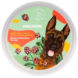 Hairy Tale Cosmetics Malinois, nabłyszczająca maska do włosów z kwasem glikolowym, 200 ml KRÓTKA DATA - zdjęcie produktu