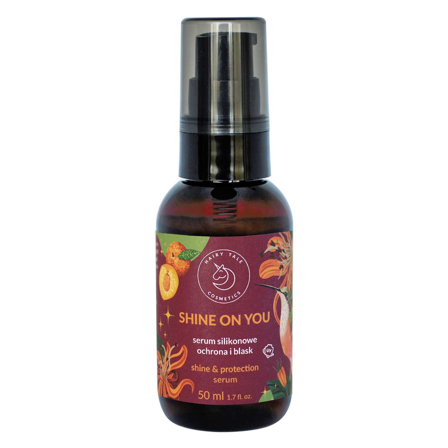 Hairy Tale Cosmetics Hairy Tale Cosmetics Shine On You, silikonowe serum do końcówek z filtrem UV, 50 ml — Inhaltsstoffe und Bewertung