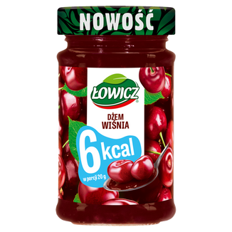Łowicz Dżem wiśniowy 6 kcal, 200 g - zdjęcie produktu